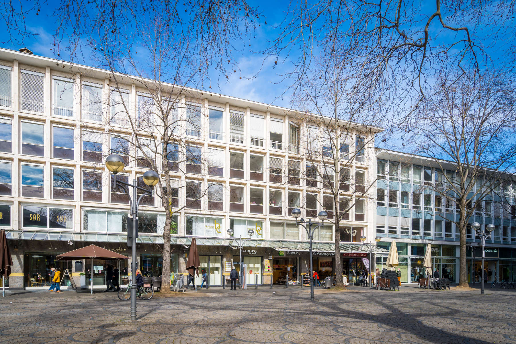 Außenansicht des Bazaar de Cologne am Neumarkt in Köln